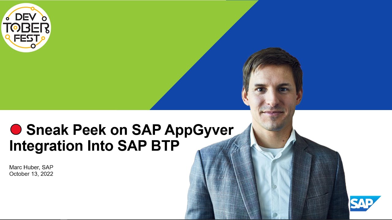 🔴 Sneak Peek on SAP AppGyver Integration Into SAP BTP