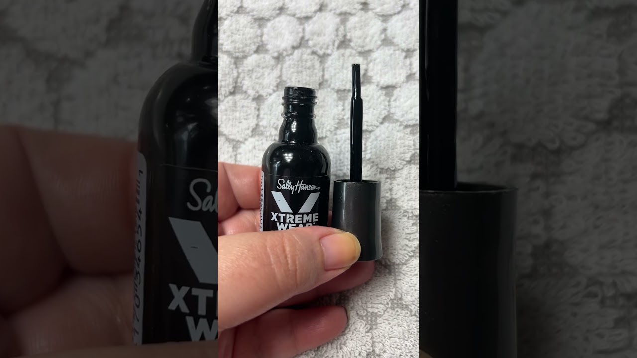 ✨Sally Hansen XTreme Wear Nail Polish - Black Out✨ #shorts #beauty #nails #nailpolish