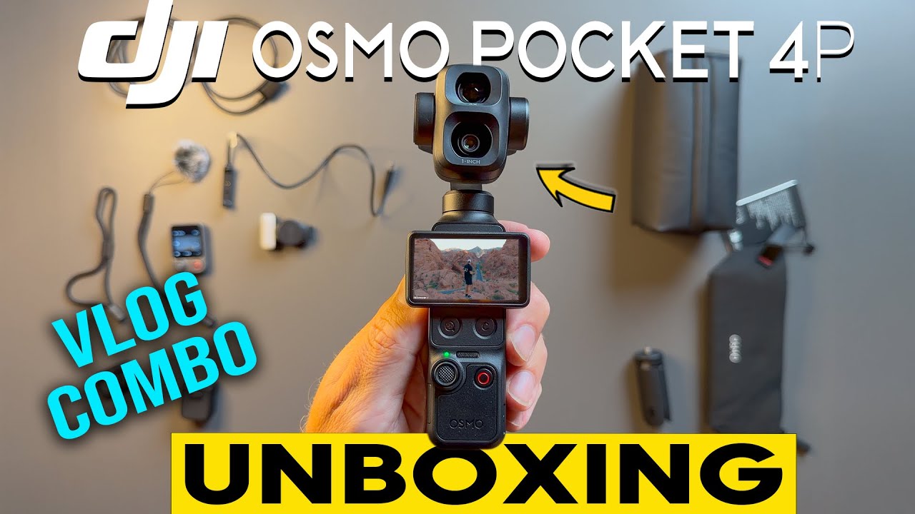 Распаковка DJI POCKET 4P &mdash; СТОИТ ЛИ БРАТЬ VLOG COMBO??