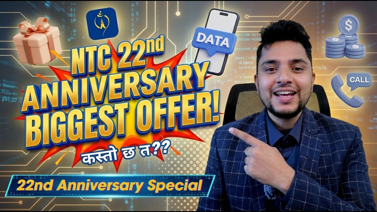 NTC New Offer on 22nd Anniversary &ndash; Is It Worth It? Nepal Telecom Data ? NTC Offers