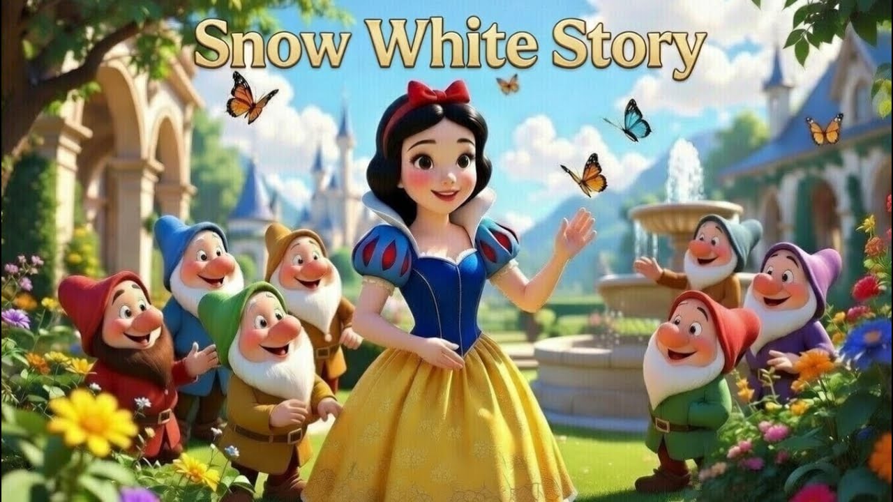 🌸 Snow White Story | Fairy Tale for Kids | Kiddo World 🍎✨
