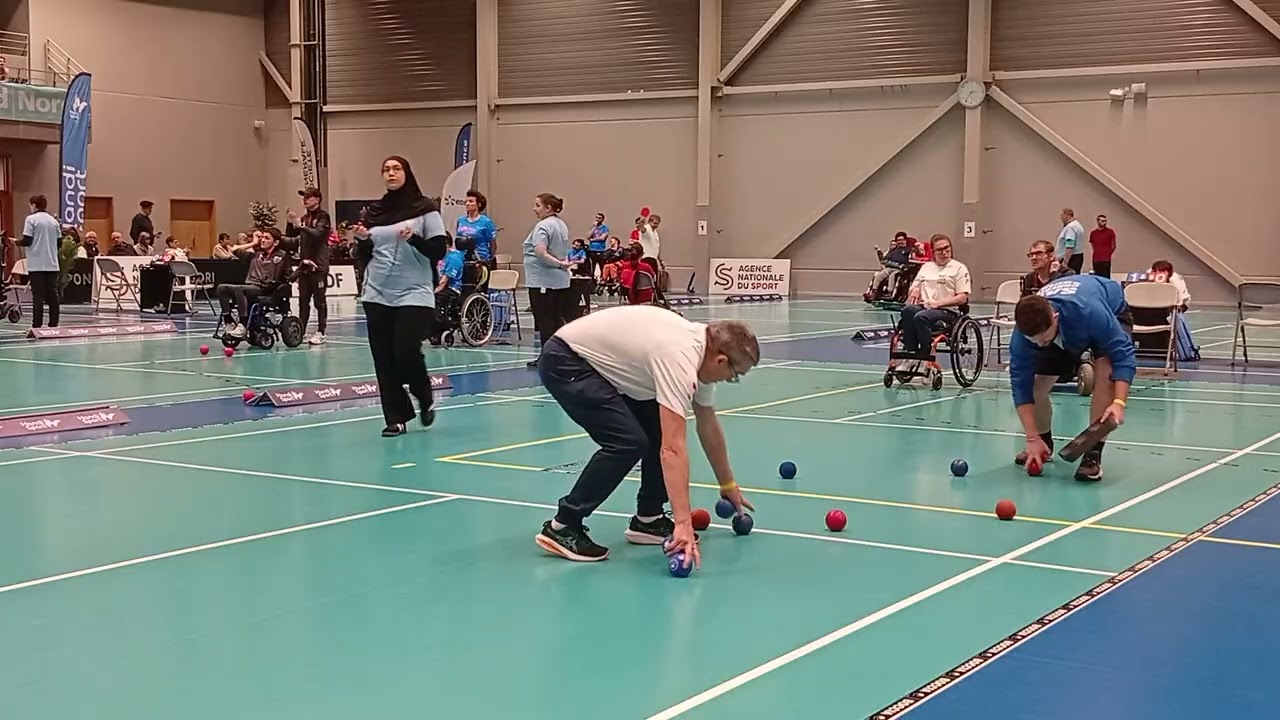 Championnat de France 2026 Boccia Christophe BELLET contre Cécile DURAND