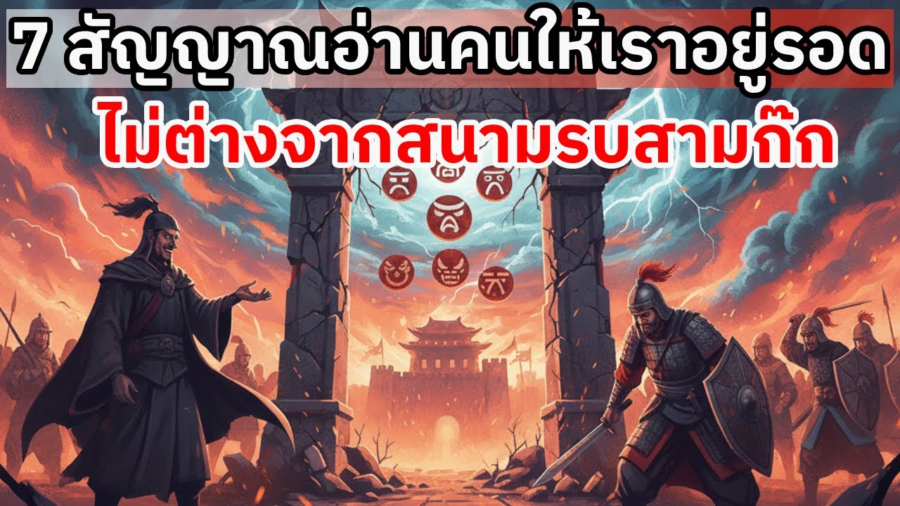 7 สัญญาณอ่านคนให้เราอยู่รอด ไม่ต่างจากสนามรบสามก๊ก