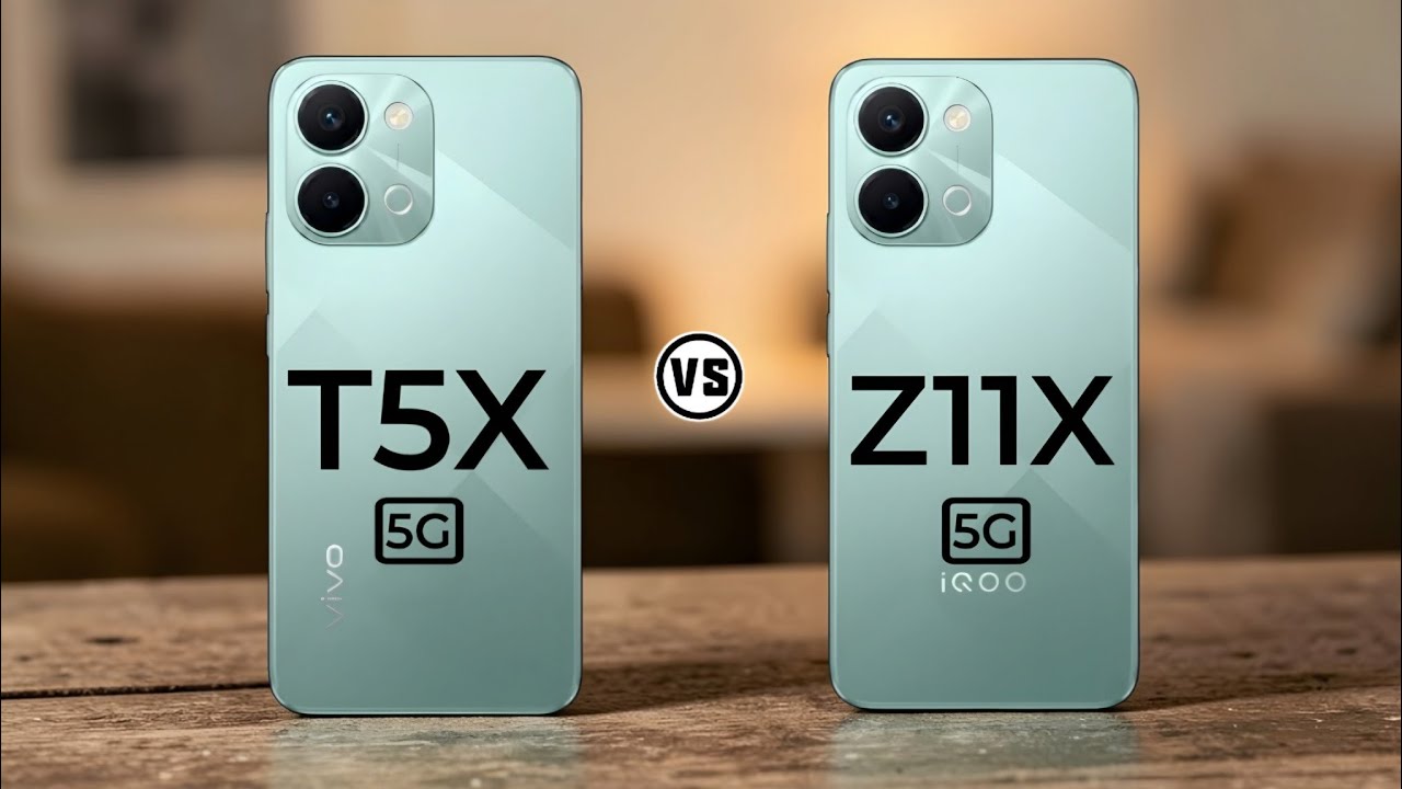 Vivo T5X 5G Vs iQoo Z11X 5G   #Trakontech 