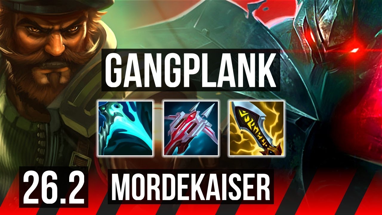 GANGPLANK vs MORDEKAISER (TOP) | KR Grandmaster | 26.2
