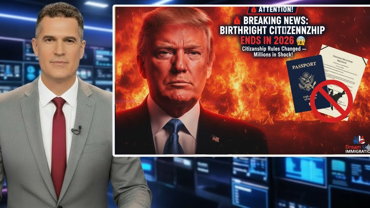 🚨 BREAKING NEWS  Birthright Citizenship ENDS in 2026 😱 Citizenship Rules Changed — Millions in Sho