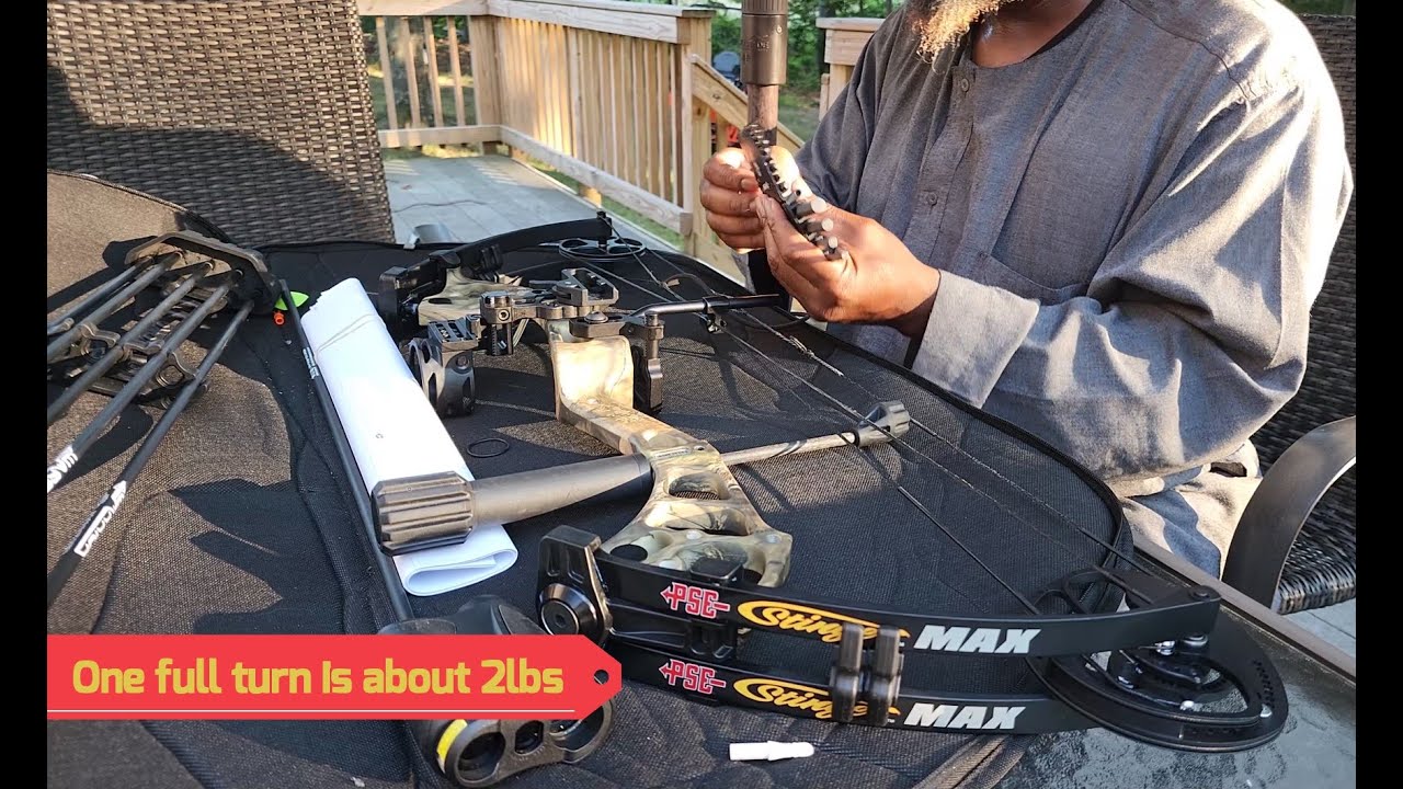 How to Adjust the Draw Weight on Your  Compound Bow