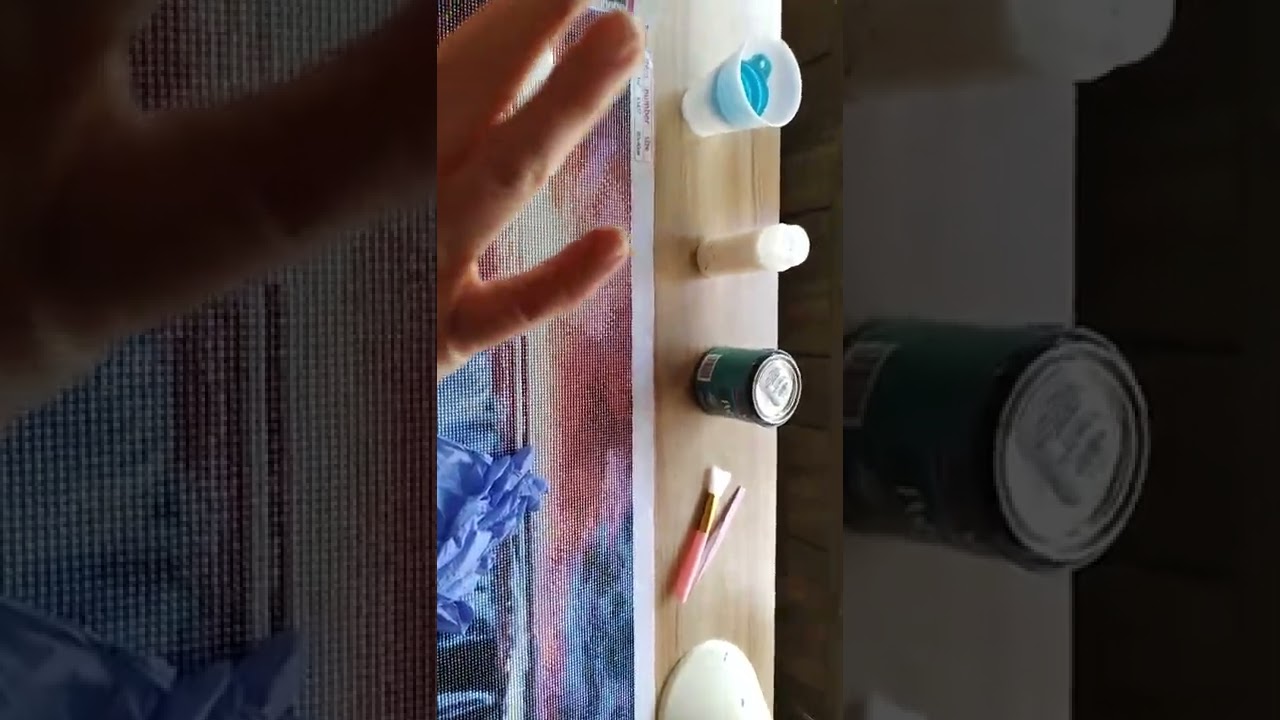 How I finish my diamond paintings using Minwax Polycrylic