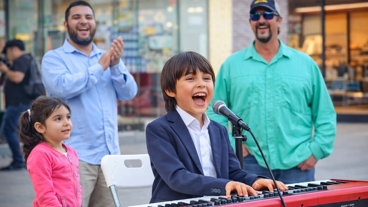 7 Year Old Leo Sings ‘Hey Jude’ - Then the Crowd Starts Singing Along