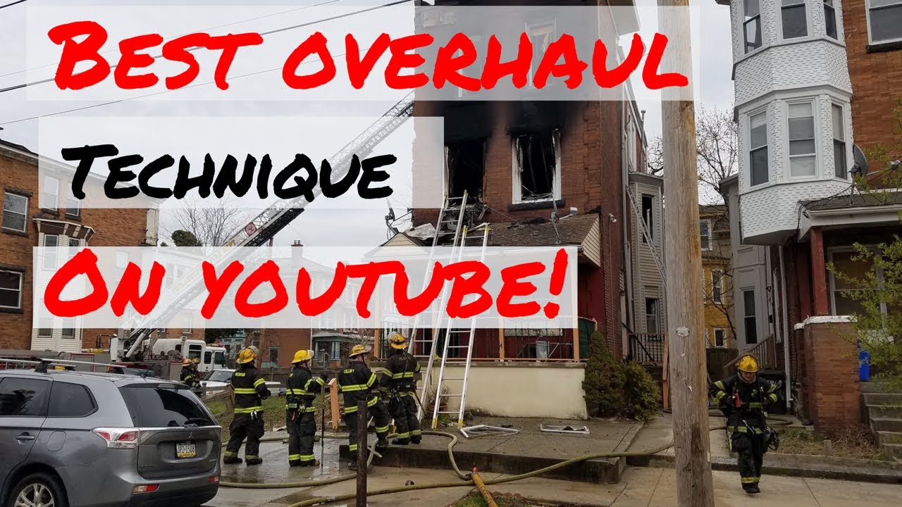 Firefighter Training - Overhaul | Best Way To Remove Drywall | Demolition of Gypsum Board | Truck Co
