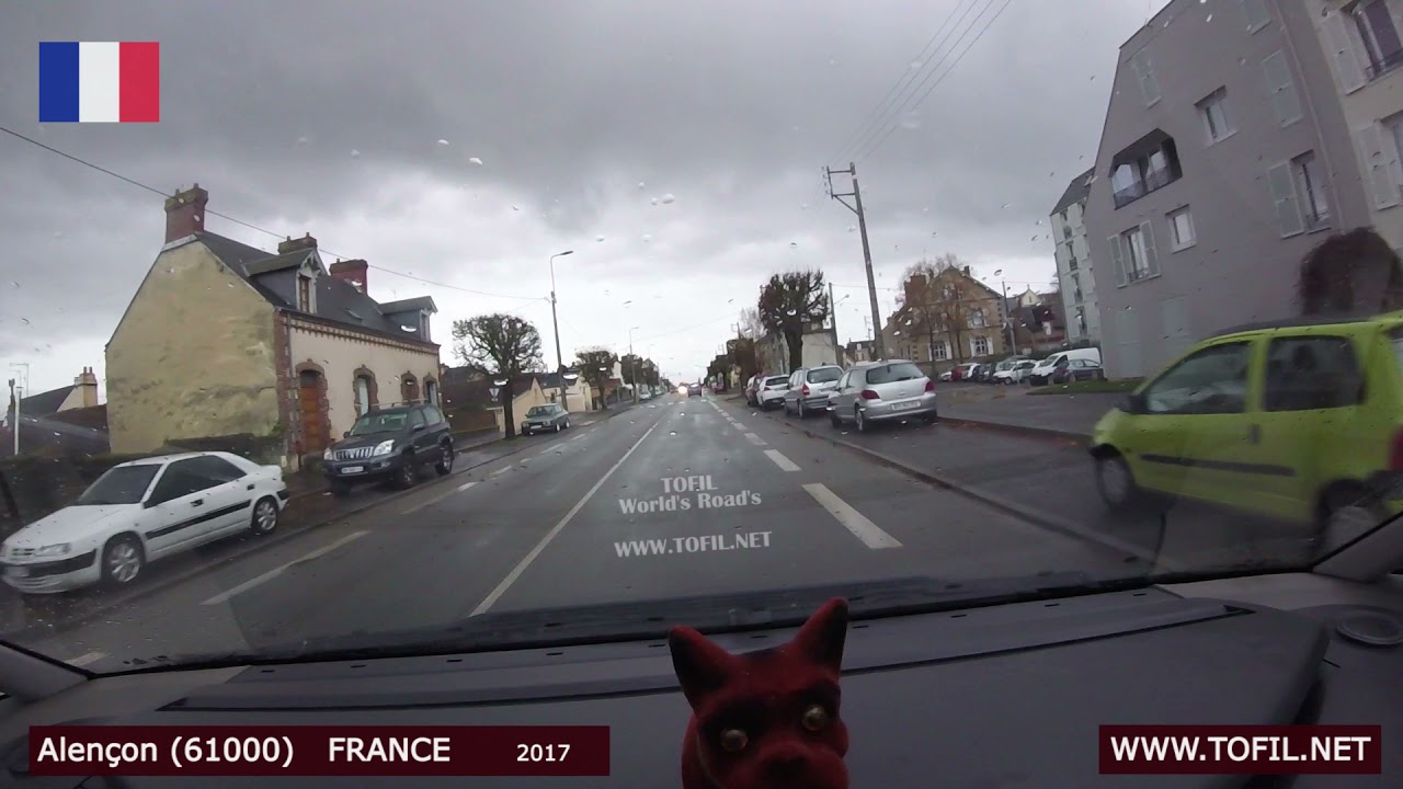 Alençon (61000) FRANCE 2017 Dashcam Driving Movies WWW.TOFIL.NET