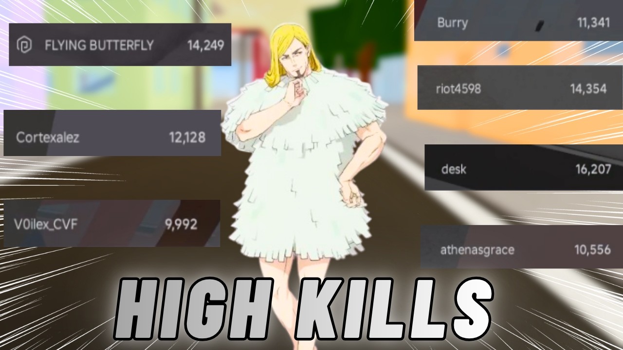 Hunting down HIGH KILL players as Reggie Star in Jujutsu Shenanigans