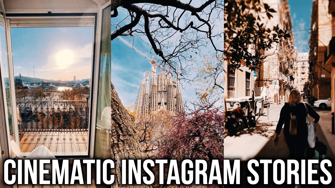 4 TIPPS for CINEMATIC Instagram STORIES