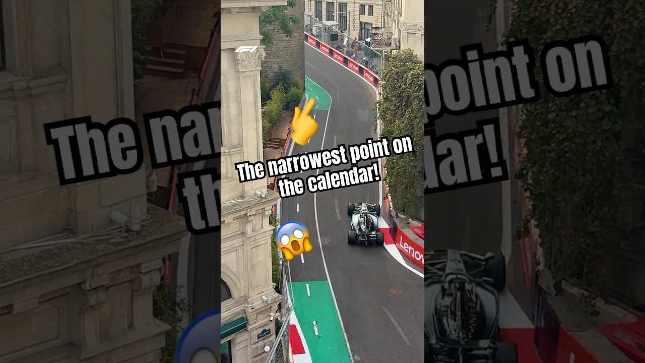 This Is The Narrowest Point On The F1 Calendar... 😱🤏