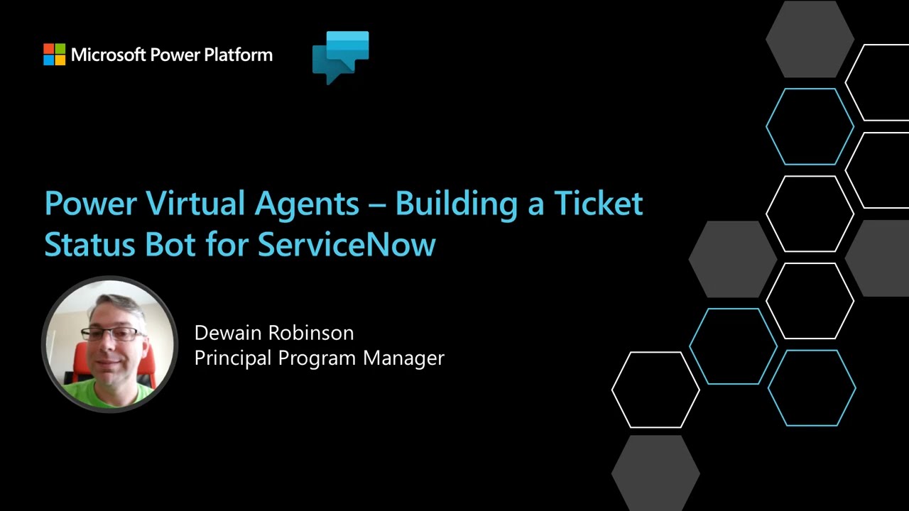 Power Virtual Agents &ndash; Building a Ticket Status Bot for ServiceNow