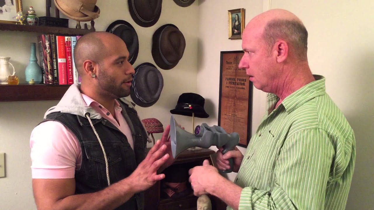 Super Sexy Adult Film Star LEO FORTE Gets Zapped with the Gaydar Gun