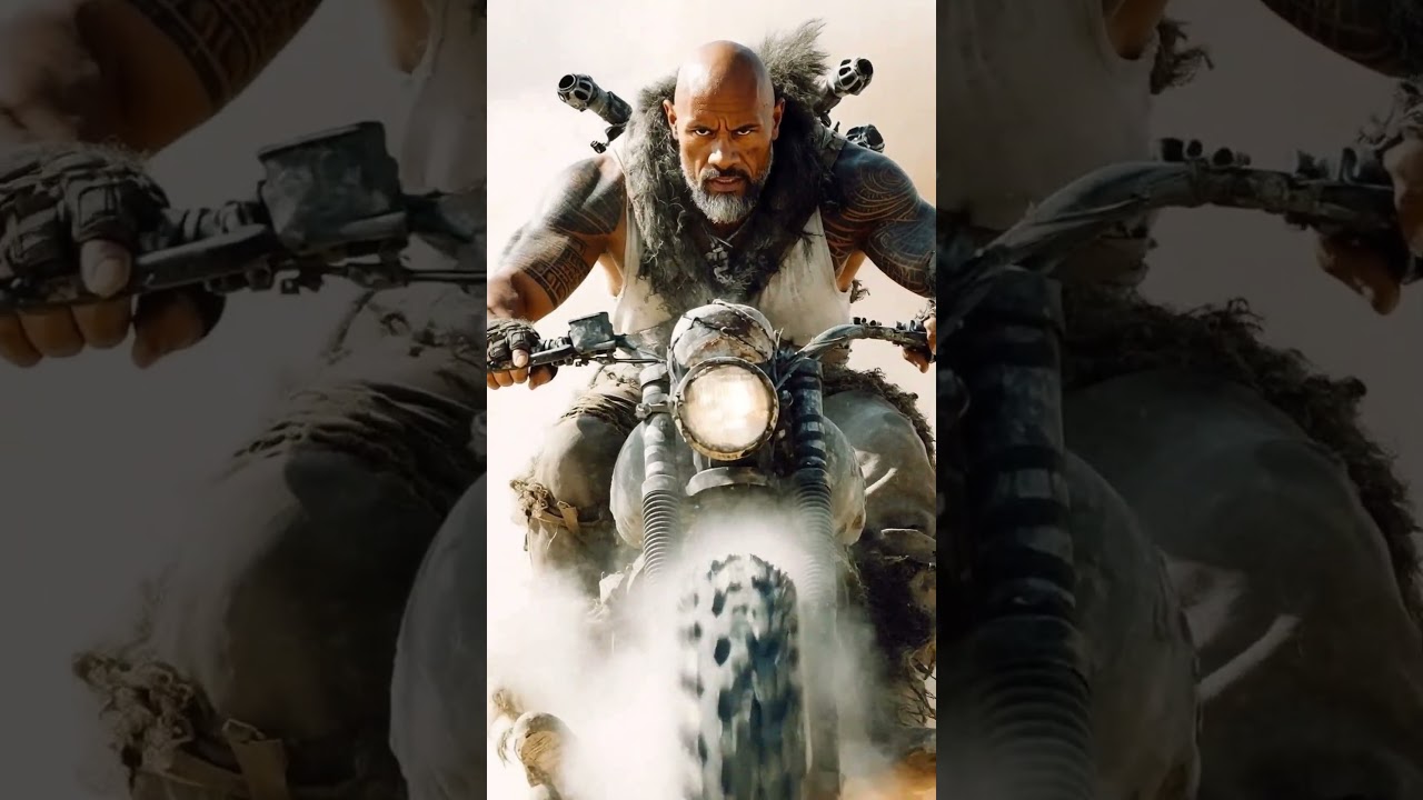 🔥 Post-Apocalyptic Ride! The Ultimate Action Hero on a War Bike 💥🏍️