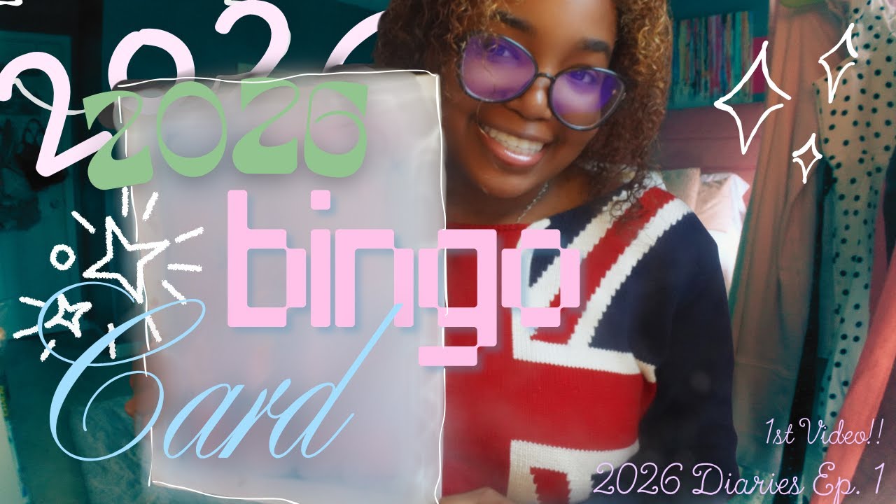 ✨ My 2026 Bingo Card (Predictions & Goals) || 2026 Diaries || Episode 1