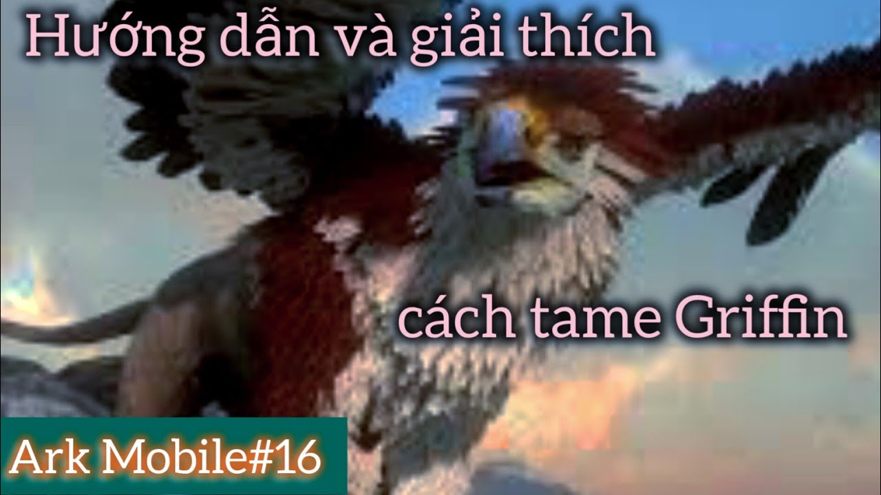 Hướng dẫn giải thích cách tame Griffin -điểu sư hoàng gia | Ark Mobile#16