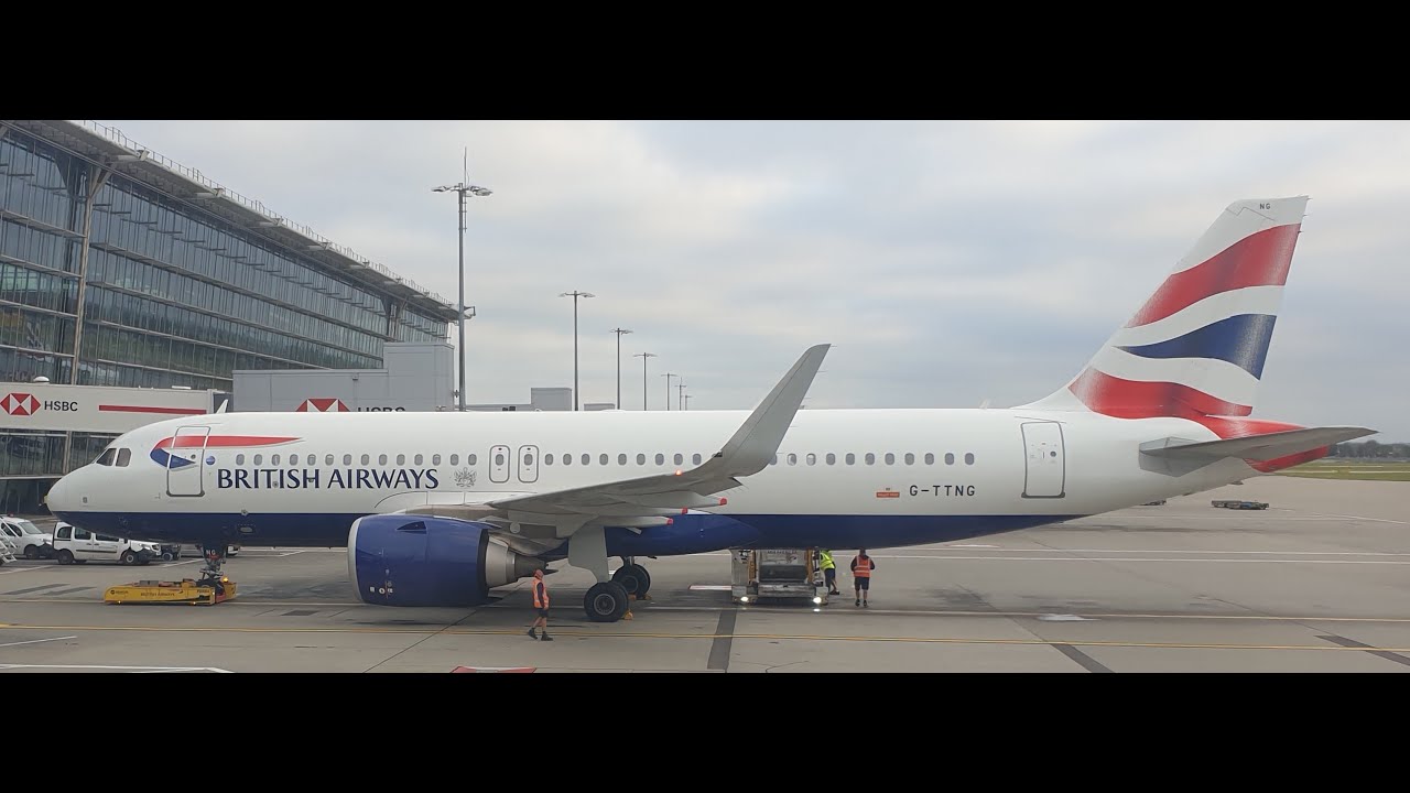 BUSINESS CLASS /CLUB EUROPE TRIP REPORT ON A BA A320-232 IN 4K IN 1F FROM LONDON HEATHROW TO GLASGOW