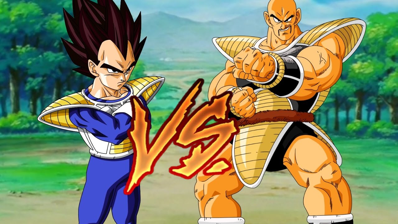 Nappa(Zenkai) VS Vegeta