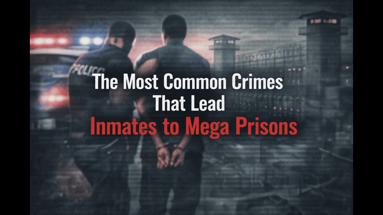 The Most Common Crimes That Send Inmates to Mega Prisons | Hidden Pipeline of Mass Incarceration