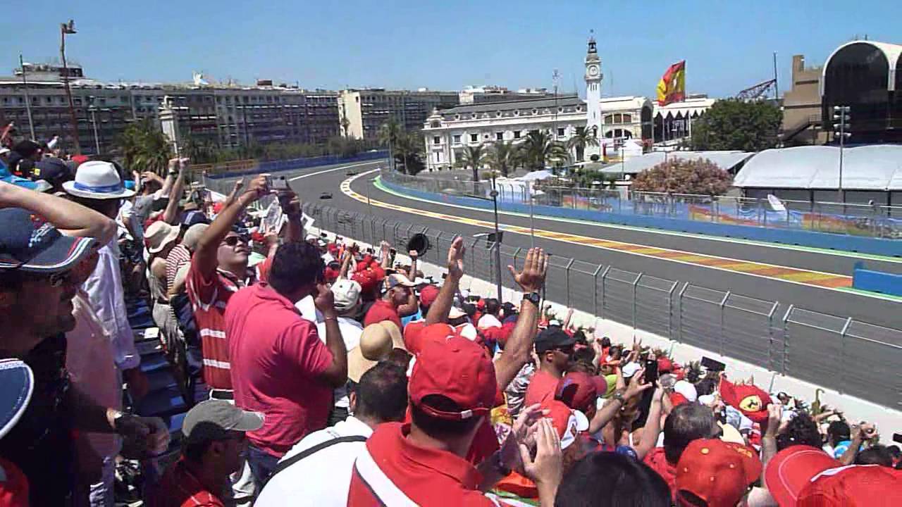 2012-F1 Grand Prix of Europe. Vettel and Hamilton "out" ( Valencia-SPAIN)