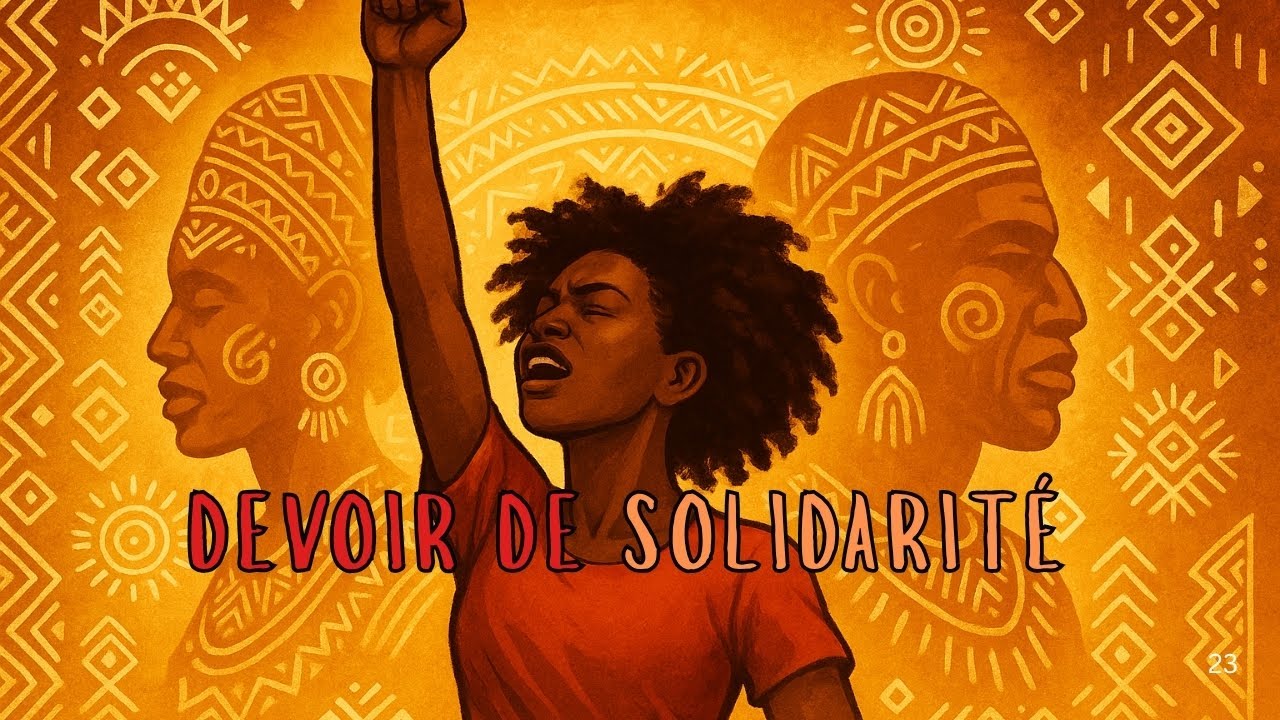 La SOLIDARIT&Eacute; noire , pas une option c'est un DEVOIR