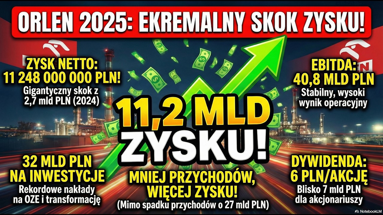 Analiza Wyników Grupy ORLEN za 2025 Rok – Strategia, Zyski i Transformacja Energetyczna