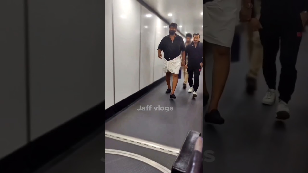 Joju George at Cochin Airport  
