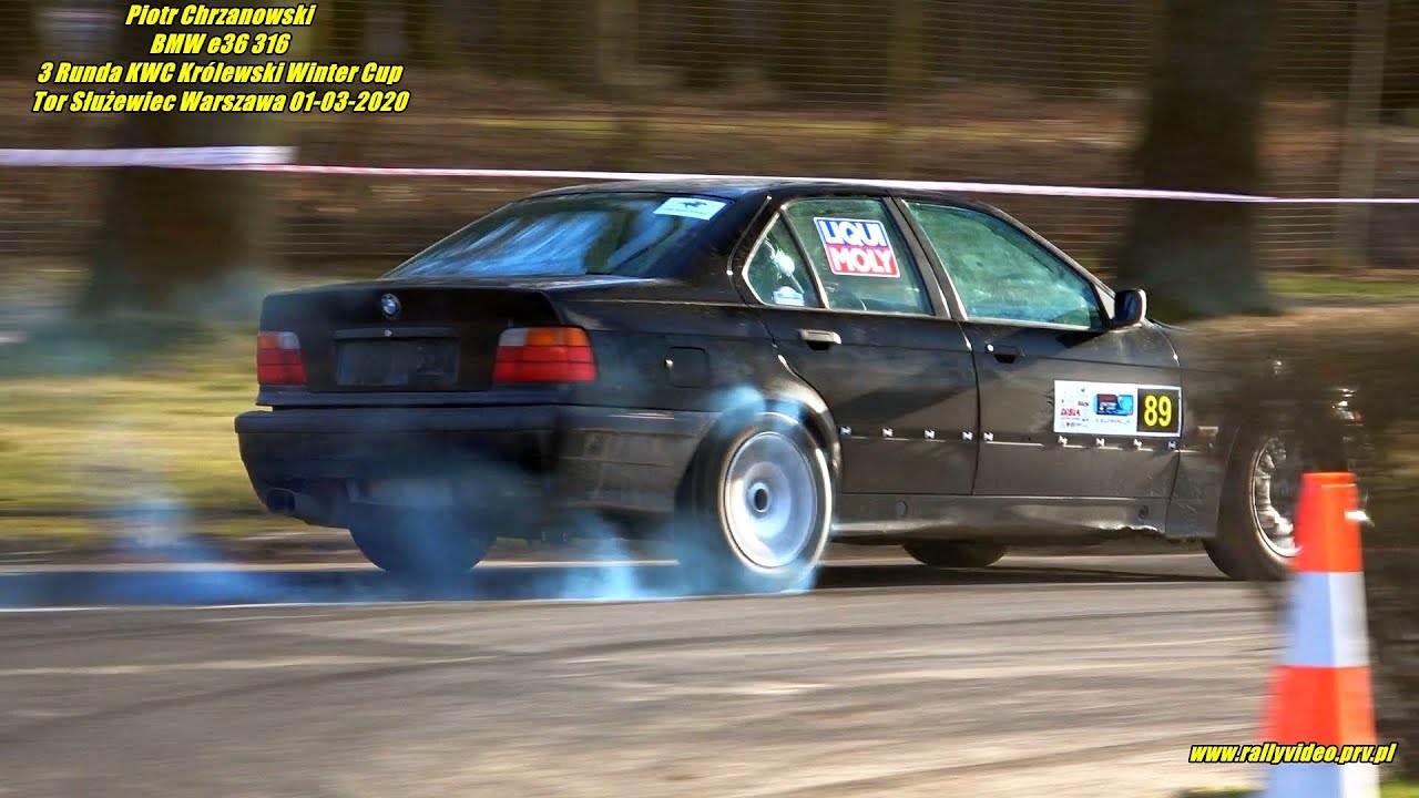 Piotr Chrzanowski - BMW e36 316 - 3 Runda KWC Królewski Winter Cup Tor Służewiec Warszawa 01-03-2020