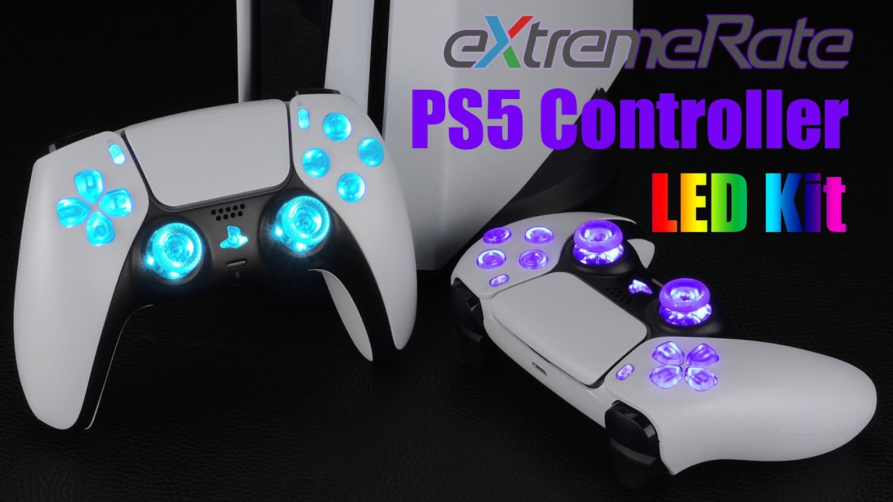 eXtremeRate DualSense PS5 Controller DTF LED Kit Installation Guide - None Soldering Required