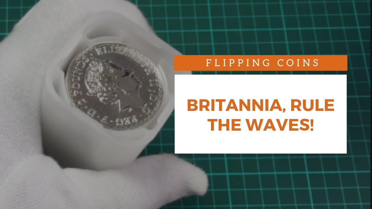 Unboxing a tube of 2019 Silver Britannia Bullion coins