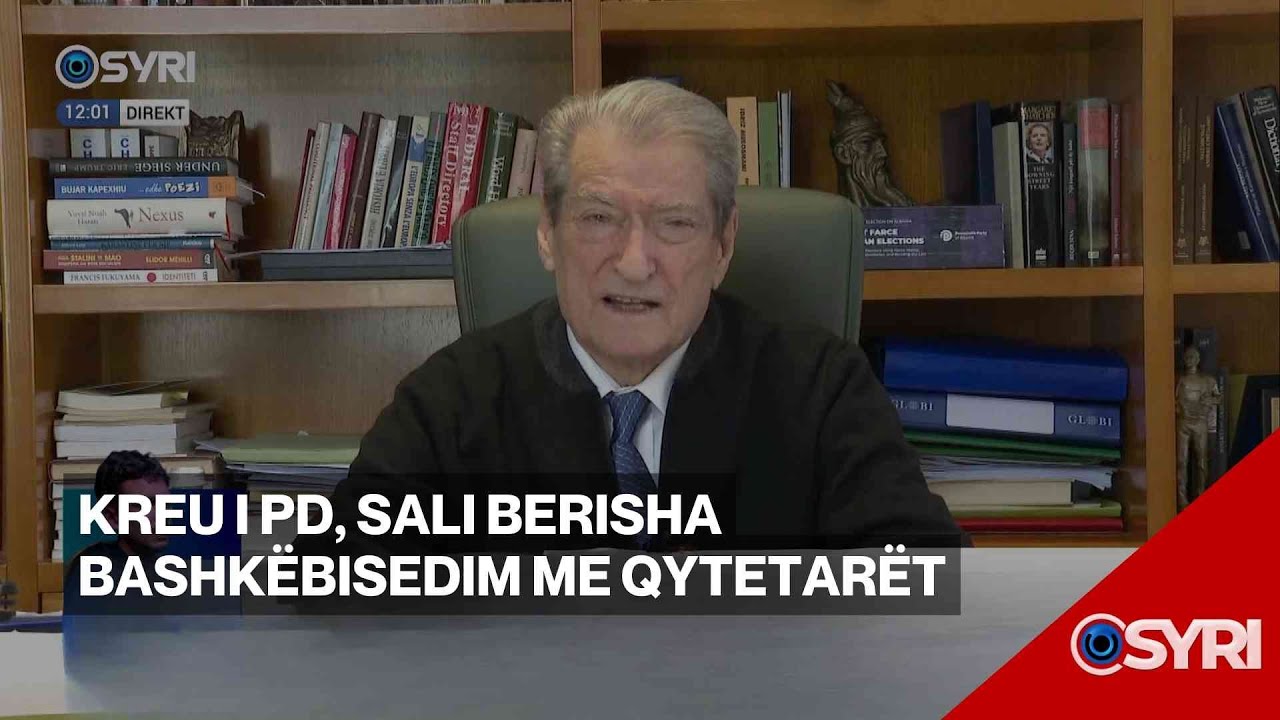 Kreu i PD, Sali Berisha bashkëbisedim me qytetarët