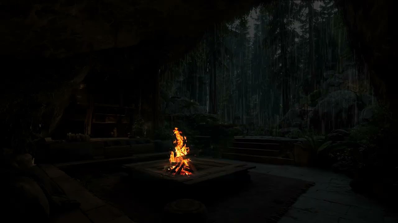 Rain Cave Relax | Soft Cave Rain Sounds for Relaxation, Sleep, Anxiety Relief and Calm Nights