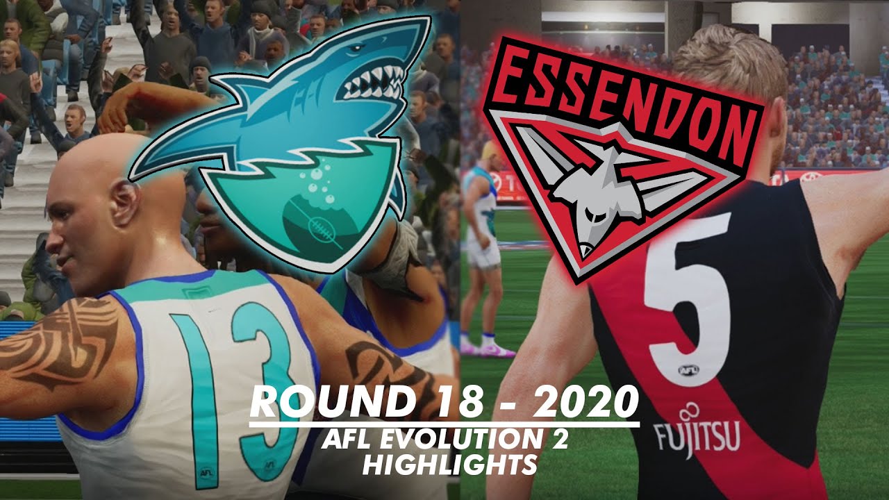 Essendon v Tasmania | Round 18, 2020 | AFL Evolution 2