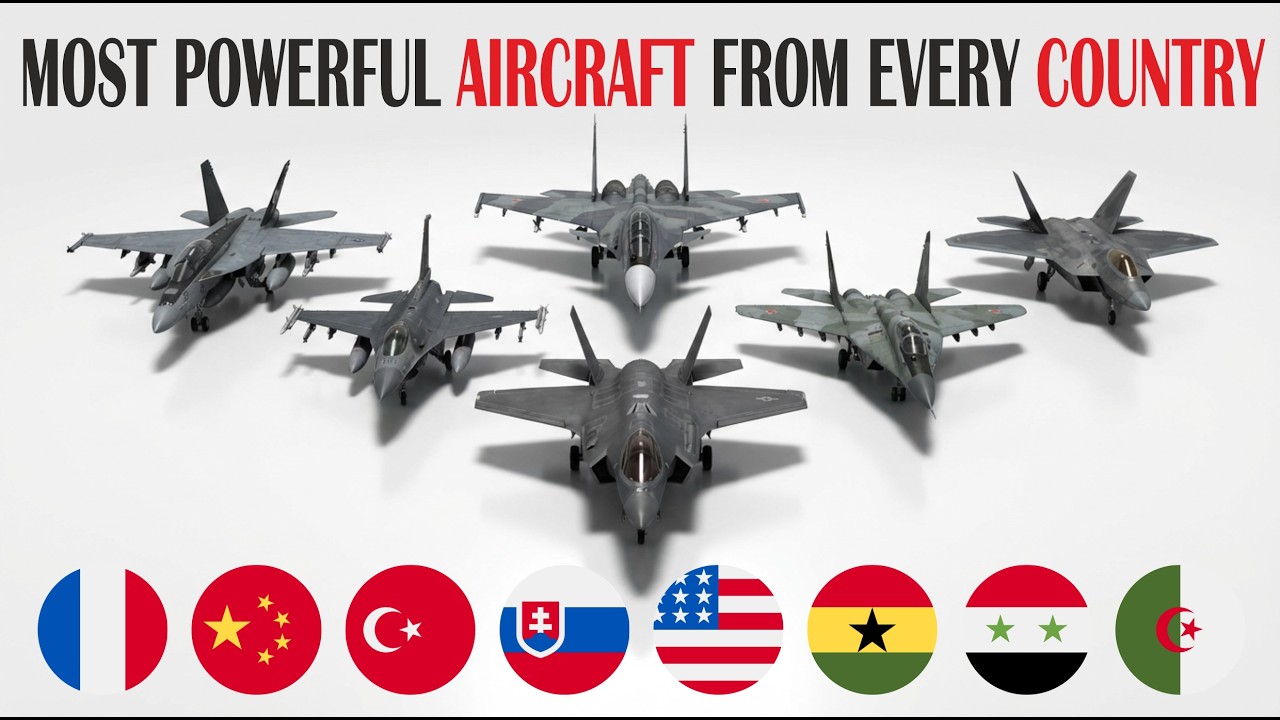 Most Deadly Fighter Jet From EVERY Country in the World (2026)