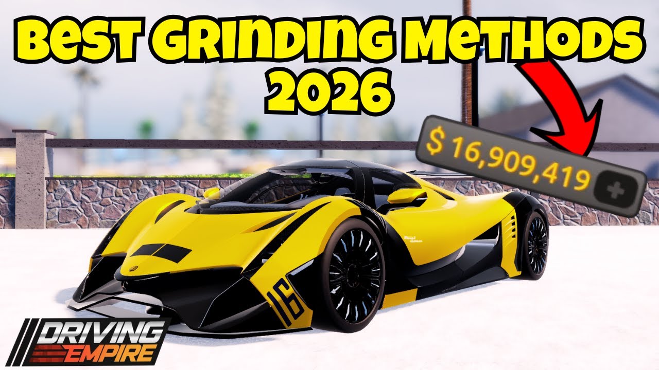 Top 5 FASTEST Money Methods In Driving Empire (2026)