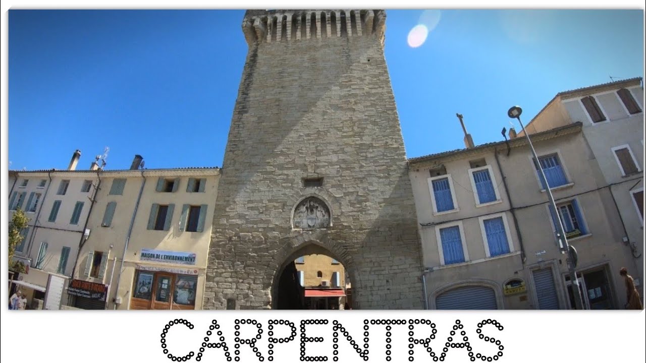 VISITE DE CARPENTRAS en 4K Vaucluse, Provence GoPro Hero 6 Black [MyVAUCLUSE]