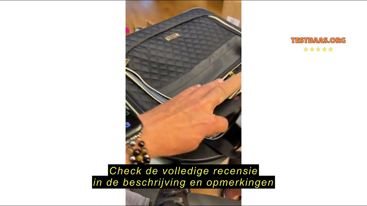 Review Ponhog Rollende laptoptas met wielen voor dames - rollende aktetas 17,3 inch laptoptas goedge