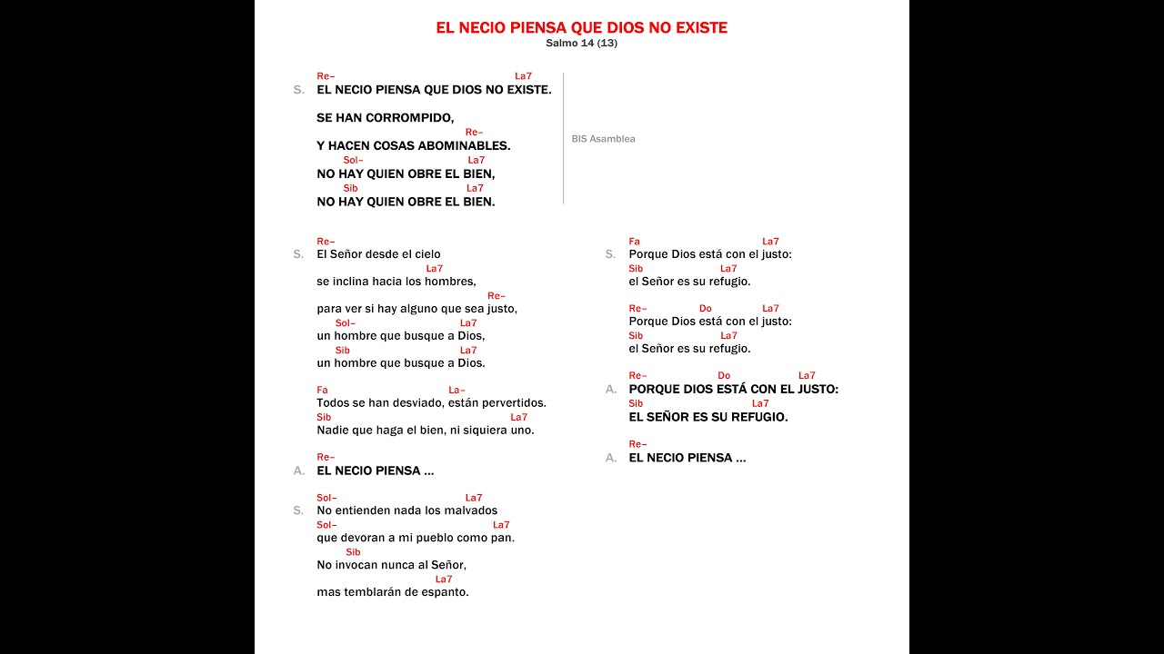 El necio piensa que Dios no existe