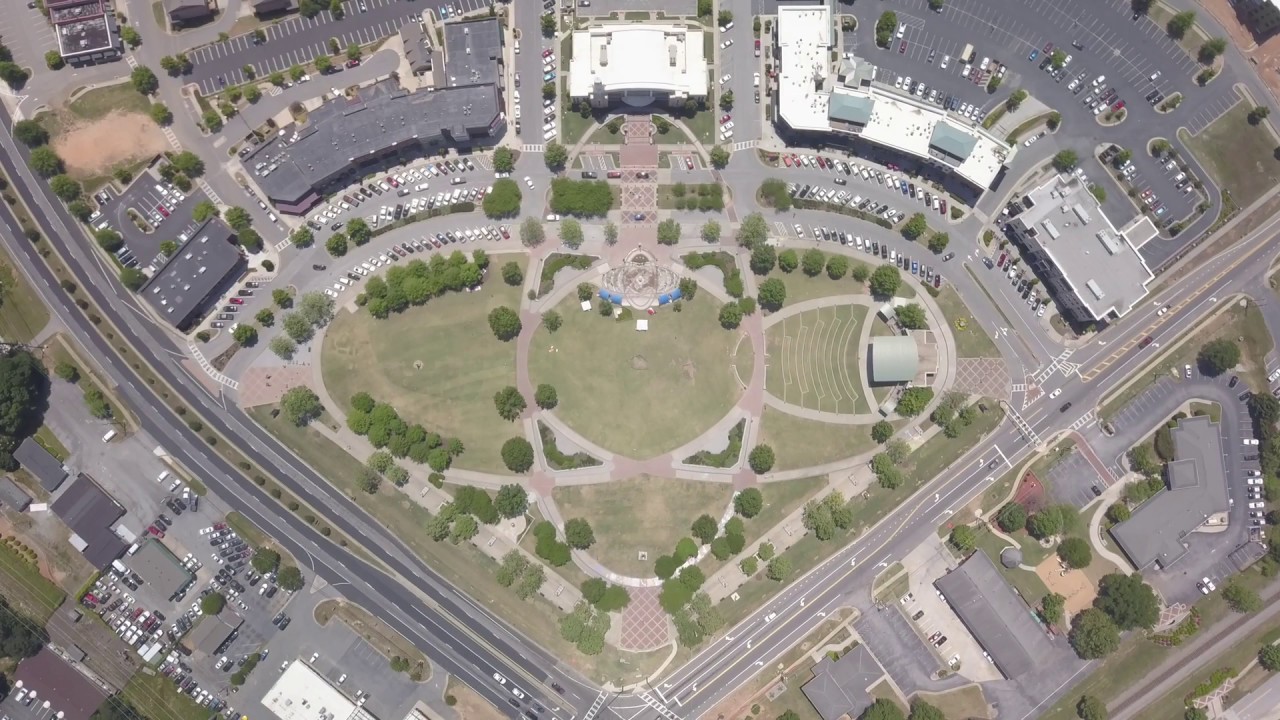 Suwanee City Hall (Aerial ParkView)