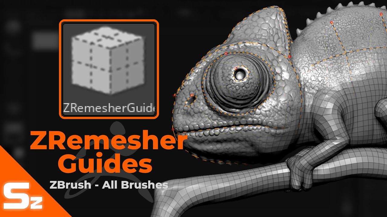 ZRemesher Guides: ZBrush All Brushes