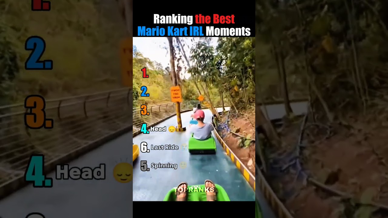 Ranking the Funniest Mario Kart IRL Moments 😂😭