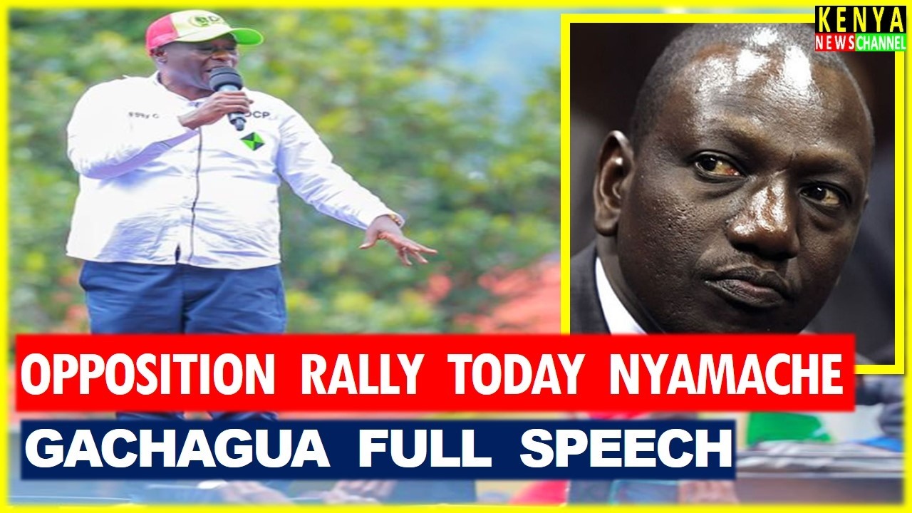 Gachagua EXPLOSIVE speech today Destroying Ruto with Matiangi & Kalonzo in Nyamache Gusii Tour Rally