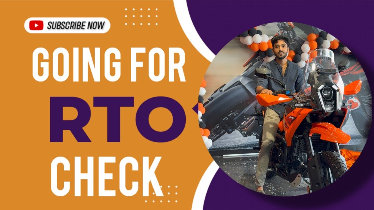 New KTM 390 Adventure getting registered at RTO 😎🔥Next step… ROAD READY!”