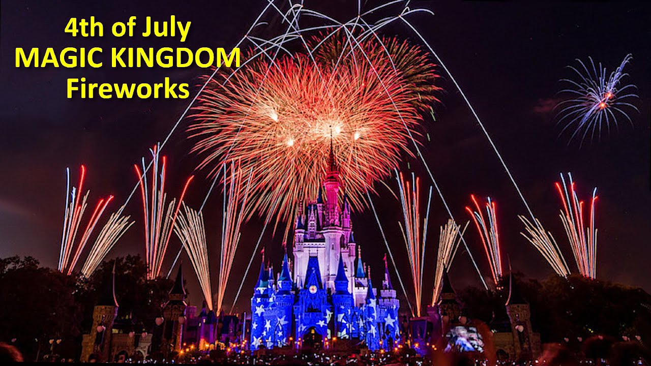 4th of July Fireworks at The Magic Kingdom | Celebrate America! at Walt Disney World | Fourth
