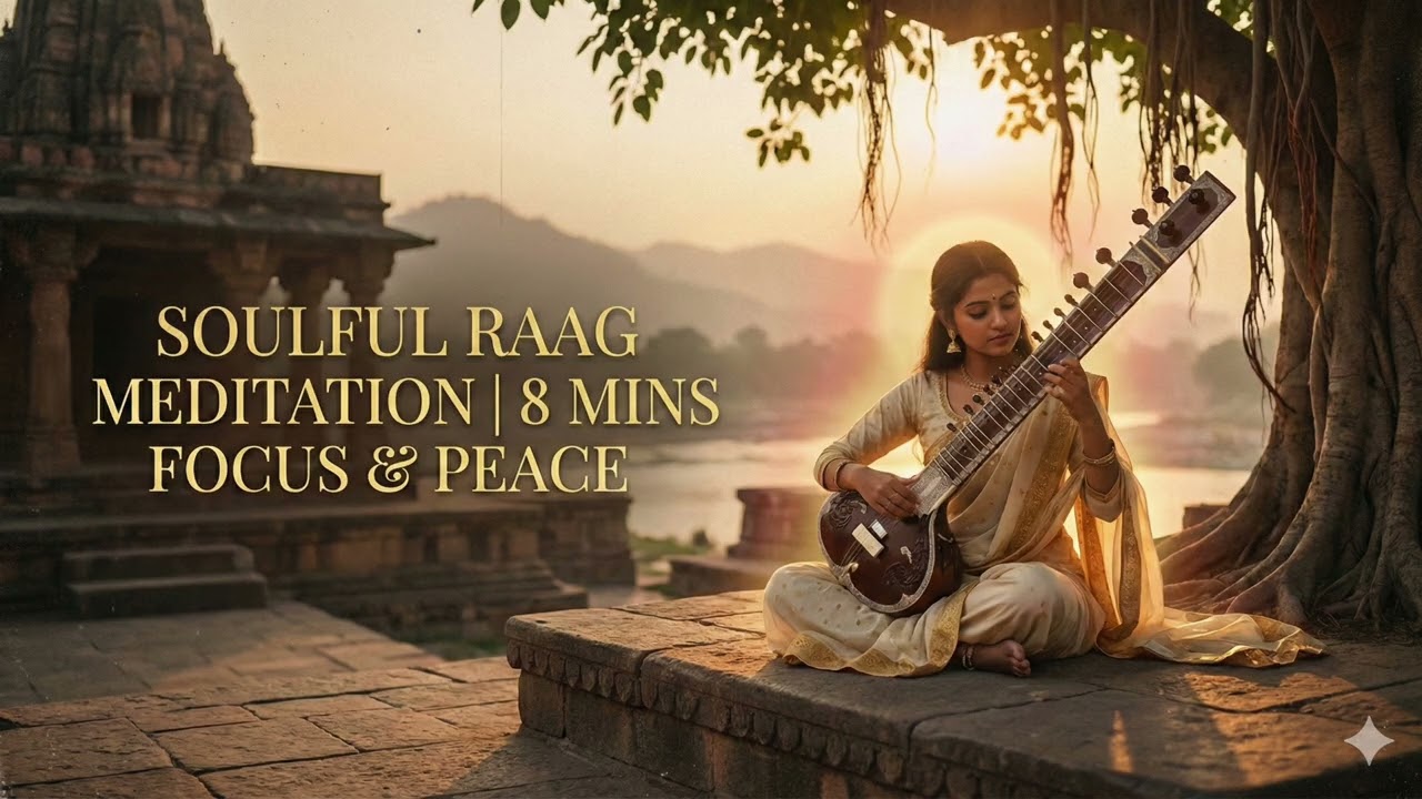 Indian Classical Meditation Music | Relax, Heal & Focus with Peaceful Raga 