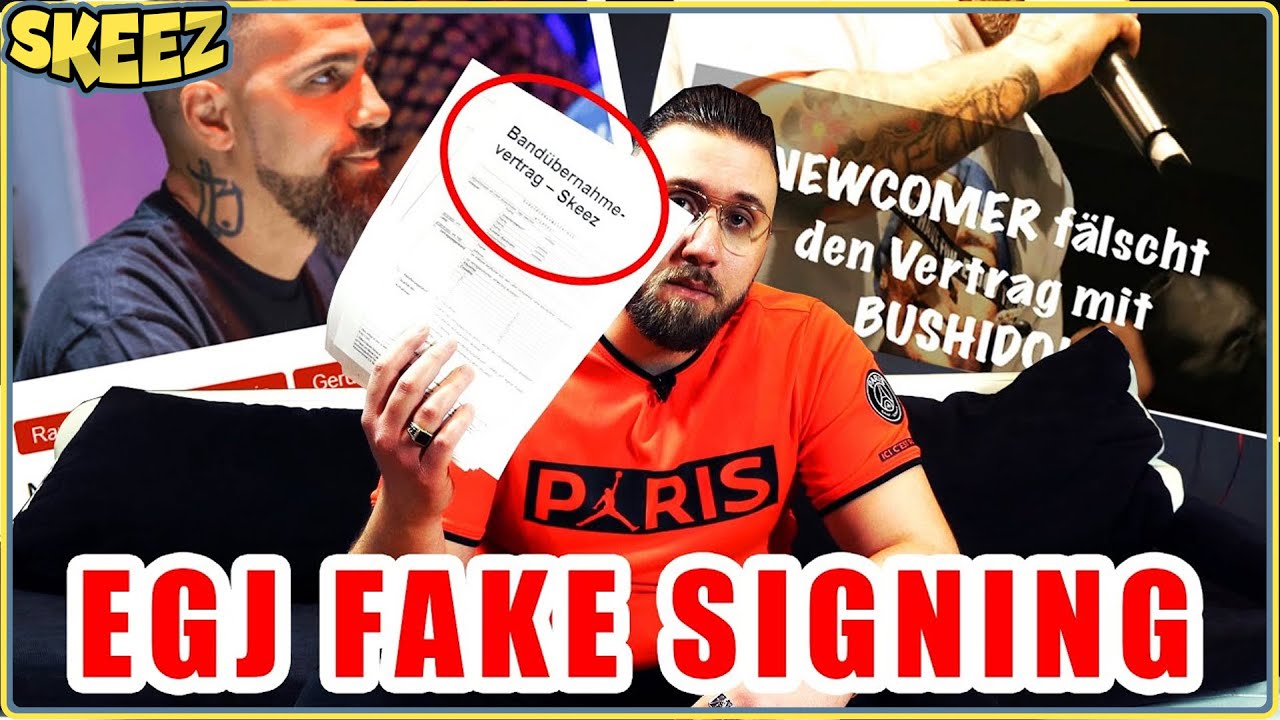 Ich war das neue FAKE BUSHIDO/EGJ Signing
