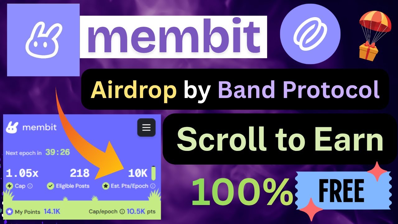 Membit Aidrop Guide | Membit AI Airdrop Scroll to Earn | Backed by Band Protocol | Free to Join